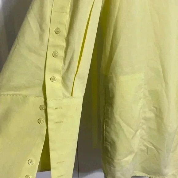 Chicos yellow button down top shirt blouse - Picture 5 of 12